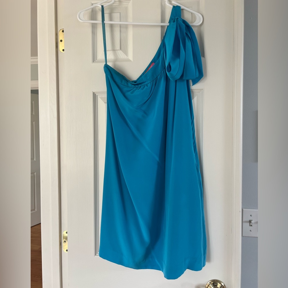 Banana Republic one-shoulder cocktail dress